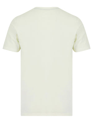 Wave Fest Motif Cotton Jersey T-Shirt in Hint Of Mint - South Shore