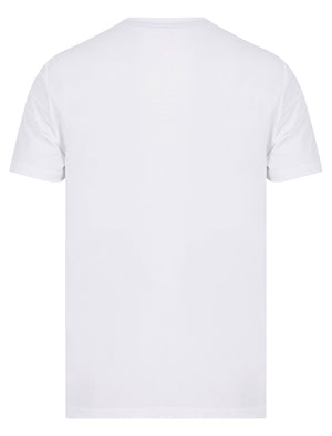 Surf Sil Motif Cotton Jersey T-Shirt in Bright White - South Shore