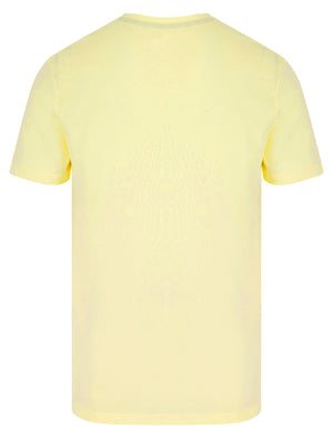 Surf Sil Motif Cotton Jersey T-Shirt in Transparent Yellow - South Shore