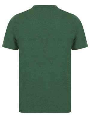 Leon 2 Grindle Crew Neck T-Shirt in Green Grindle - Tokyo Laundry