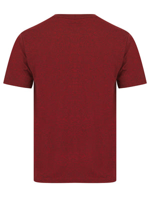 Leon 2 Grindle Crew Neck T-Shirt in Red Grindle - Tokyo Laundry