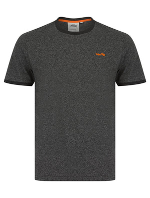 Trevor 2 Grindle Ringer T-Shirt in Dark Grey - Tokyo Laundry