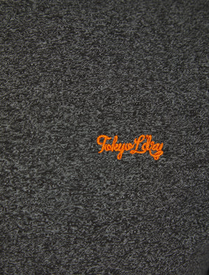 Trevor 2 Grindle Ringer T-Shirt in Dark Grey - Tokyo Laundry