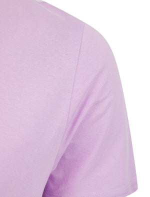 Spectre (5 Pack) Crew Neck Cotton T-Shirts in Chalk Pink / Limpet Shell / Lilac Breeze / Dusty Orange / Light Grey Marl - Tokyo Laundry