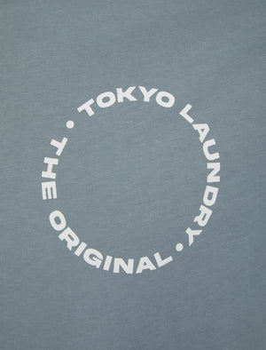 Kade Motif Cotton Jersey T-Shirt in Cool Grey - Tokyo Laundry