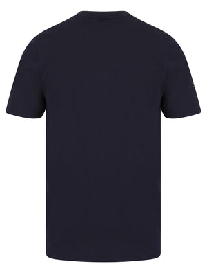 Figure Cotton Jersey Crew Neck T-Shirt In Sky Captain Navy  - Tokyo Laundry