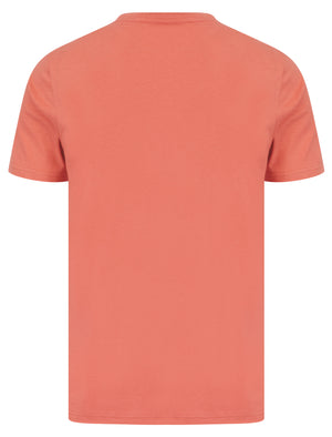 Control Motif Cotton Jersey T-Shirt in Faded Peach - Tokyo Laundry
