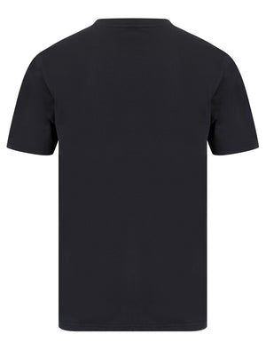 Tremper Motif Cotton Jersey T-Shirt in Sky Captain Navy - Tokyo Laundry