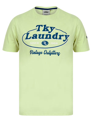 Standard Motif Cotton Jersey T-Shirt in Tender Greens - Tokyo Laundry