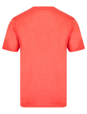 Adapt Motif Jersey Grindle Crew-Neck T-Shirt in High Risk Red - Tokyo Laundry