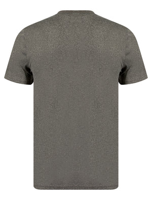 Passive Motif Jersey Grindle Crew-Neck T-Shirt in Light Grey Marl - Tokyo Laundry