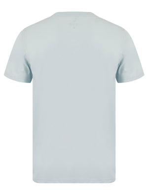 Newry Motif Cotton Jersey T-Shirt in Ice Water - South Shore