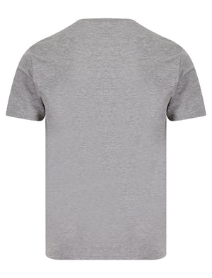 Newry Motif Cotton Jersey T-Shirt in Light Grey Marl - South Shore