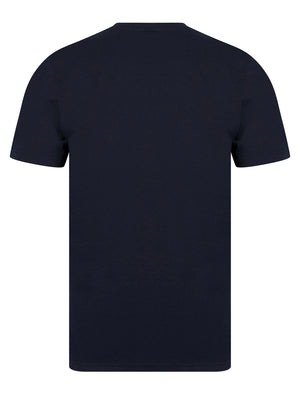 Hampson Motif Cotton Jersey T-Shirt in Sky Captain Navy - Tokyo Laundry