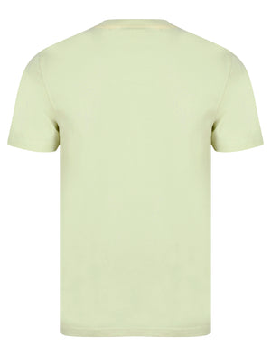 Cressingham Motif Cotton Jersey Crew Neck T-Shirt in Tender Greens - Tokyo Laundry