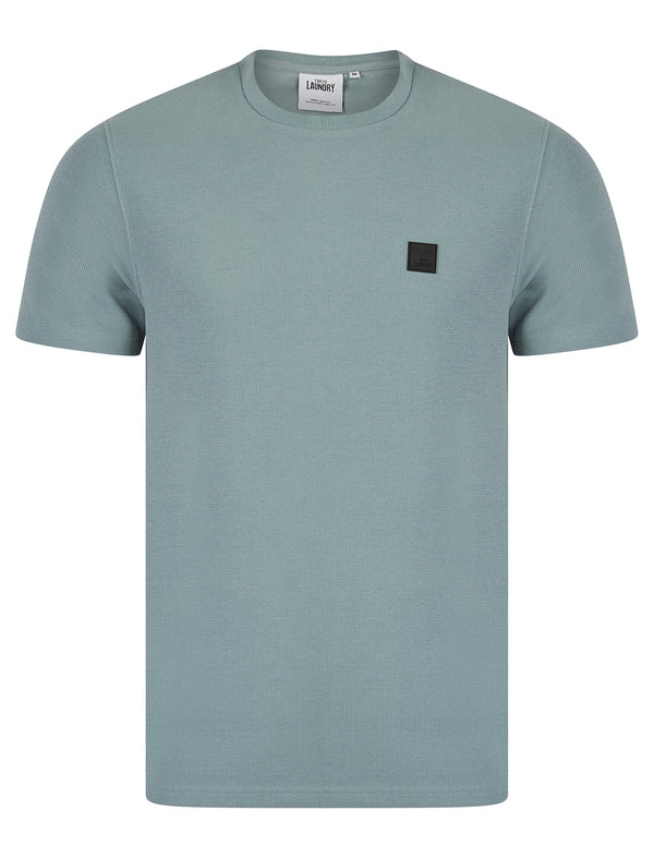 Tarot Cotton Blend Jersey Crew Neck T-Shirt in Cool Grey - Tokyo Laundry