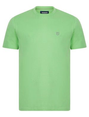 Bisley Crew Neck Soft Peached Cotton Jersey T-Shirt in Fair Green - Kensington Eastside