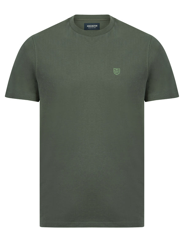 Bisley Crew Neck Soft Peached Cotton Jersey T-Shirt in Gunmetal - Kensington Eastside