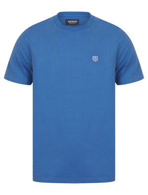 Bisley Crew Neck Soft Peached Cotton Jersey T-Shirt in Dutch Blue - Kensington Eastside