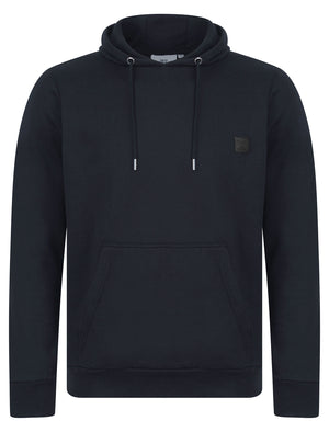 Hargrove (3 Pack) Plain Brushback Fleece Pullover Hoodies Set in Sky Captain Navy / Light Grey Marl / Jet Black - Tokyo Laundry
