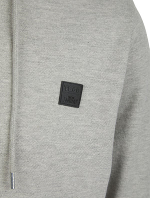 Hargrove (3 Pack) Plain Brushback Fleece Pullover Hoodies Set in Sky Captain Navy / Light Grey Marl / Jet Black - Tokyo Laundry
