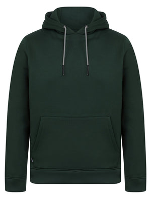 Valdemar Plain Brushback Fleece Pullover Hoodie in Darkest Spruce - Tokyo Laundry