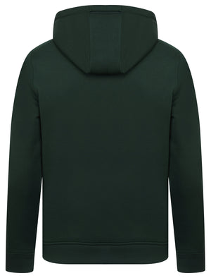 Valdemar Plain Brushback Fleece Pullover Hoodie in Darkest Spruce - Tokyo Laundry