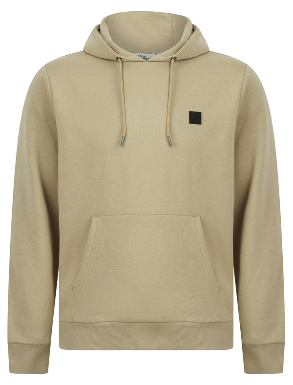 Tancred Plain Brushback Fleece Pullover Hoodie in Trench Coat - Tokyo Laundry