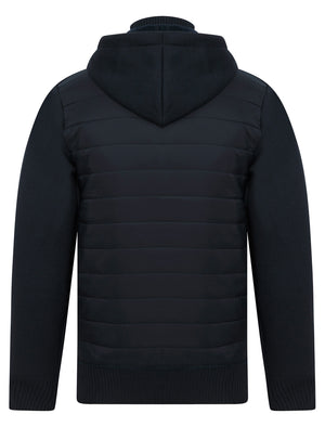 Slay Lightweight Quilted Hooded Jacket Top in Peacoat Blue - Kensington Eastside