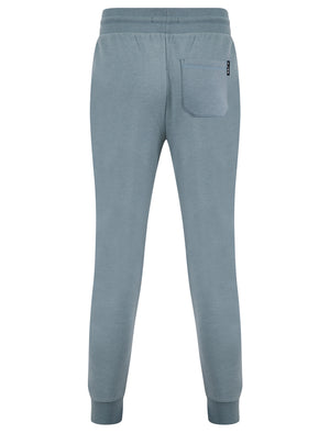 Invective Brushback Fleece Cuffed Zip Pocket Joggers in Cool Grey - Tokyo Laundry