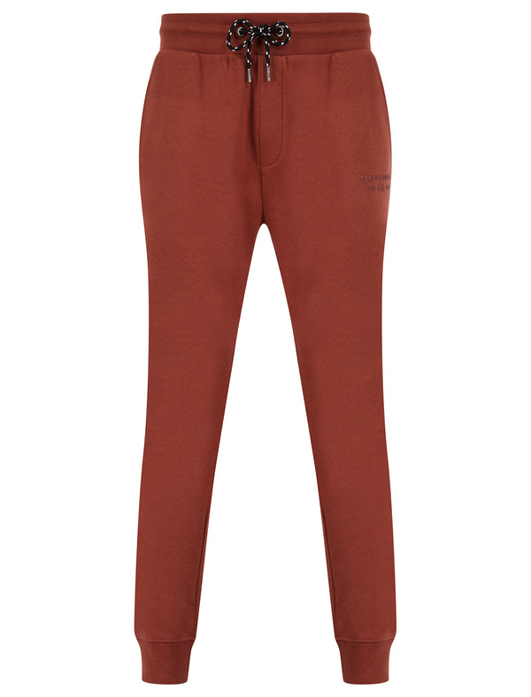 Mirrors Brushback Fleece Cuffed Joggers in Spiced Apple - Tokyo Laundry