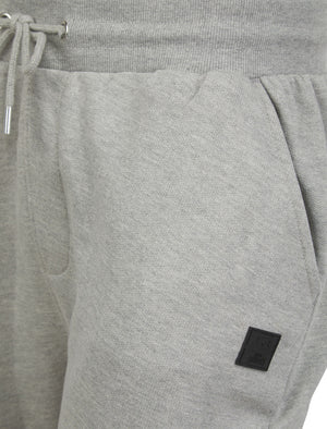 Underground (3 Pack) Basic Cotton Blend Brushback Fleece Joggers Set in Sky Captain Navy / Light Grey Marl / Jet Black - Tokyo Laundry
