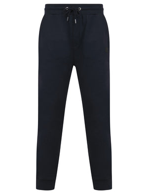 Underground (3 Pack) Basic Cotton Blend Brushback Fleece Joggers Set in Sky Captain Navy / Light Grey Marl / Jet Black - Tokyo Laundry