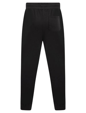 Coppice Brushback Fleece Cuffed Joggers in Jet Black - Tokyo Laundry