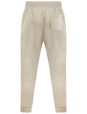 Coppice Brushback Fleece Cuffed Joggers in Oatmeal Marl - Tokyo Laundry