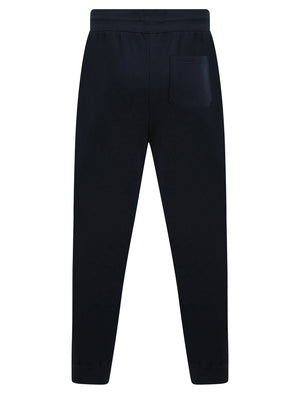 Coppice Brushback Fleece Cuffed Joggers in Sky Captain Navy - Tokyo Laundry