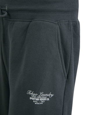Bexli Brushback Fleece Straight Leg Joggers in Iron Gate - Tokyo Laundry