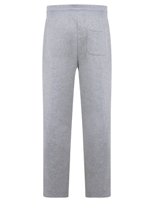 Bexli Brushback Fleece Straight Leg Joggers in Light Grey Marl - Tokyo Laundry