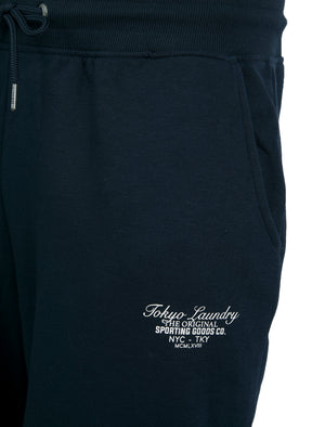 Bexli Brushback Fleece Straight Leg Joggers in Sky Captain Navy - Tokyo Laundry