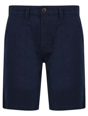 Somero Cotton Twill Chino Shorts in Sky Captain Navy - Tokyo Laundry