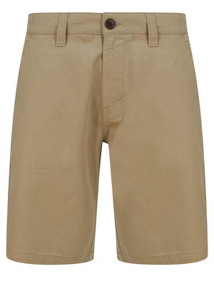 Somero Cotton Twill Chino Shorts in Stone - Tokyo Laundry