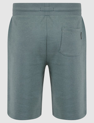 Invective Brushback Fleece Jogger Shorts with Zip Pockets in Cool Grey  - Tokyo Laundry