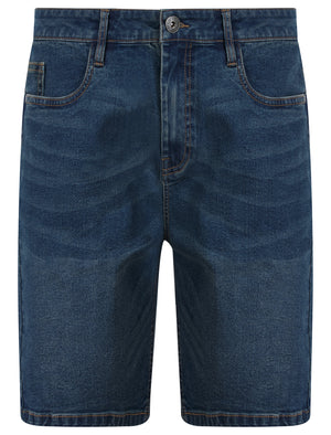 Sianna Stretch Cotton Slim Fit Denim Shorts in Indigo Wash - Tokyo Laundry