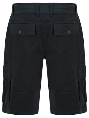 Positano Ripstop Cotton Cargo Shorts with Belt in Sky Captain Navy - Tokyo Laundry