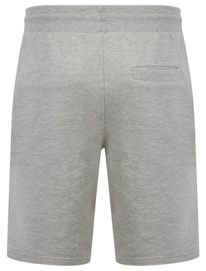 Helm (2 Pack) Cotton Blend Brushback Fleece Jogger Shorts Set in Jet Black / Light Grey Marl - Tokyo Laundry
