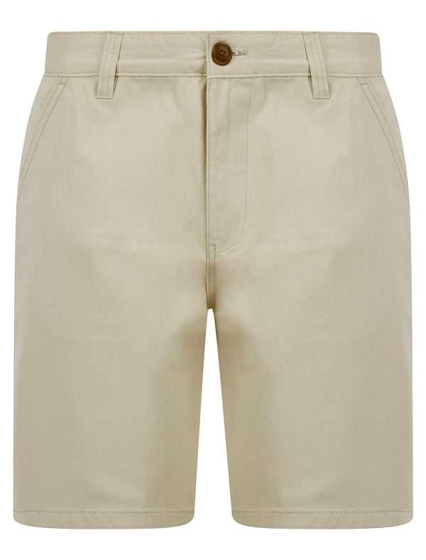 Massi Classic Fit Cotton Twill Chino Shorts in Peyote Gray - Tokyo Laundry