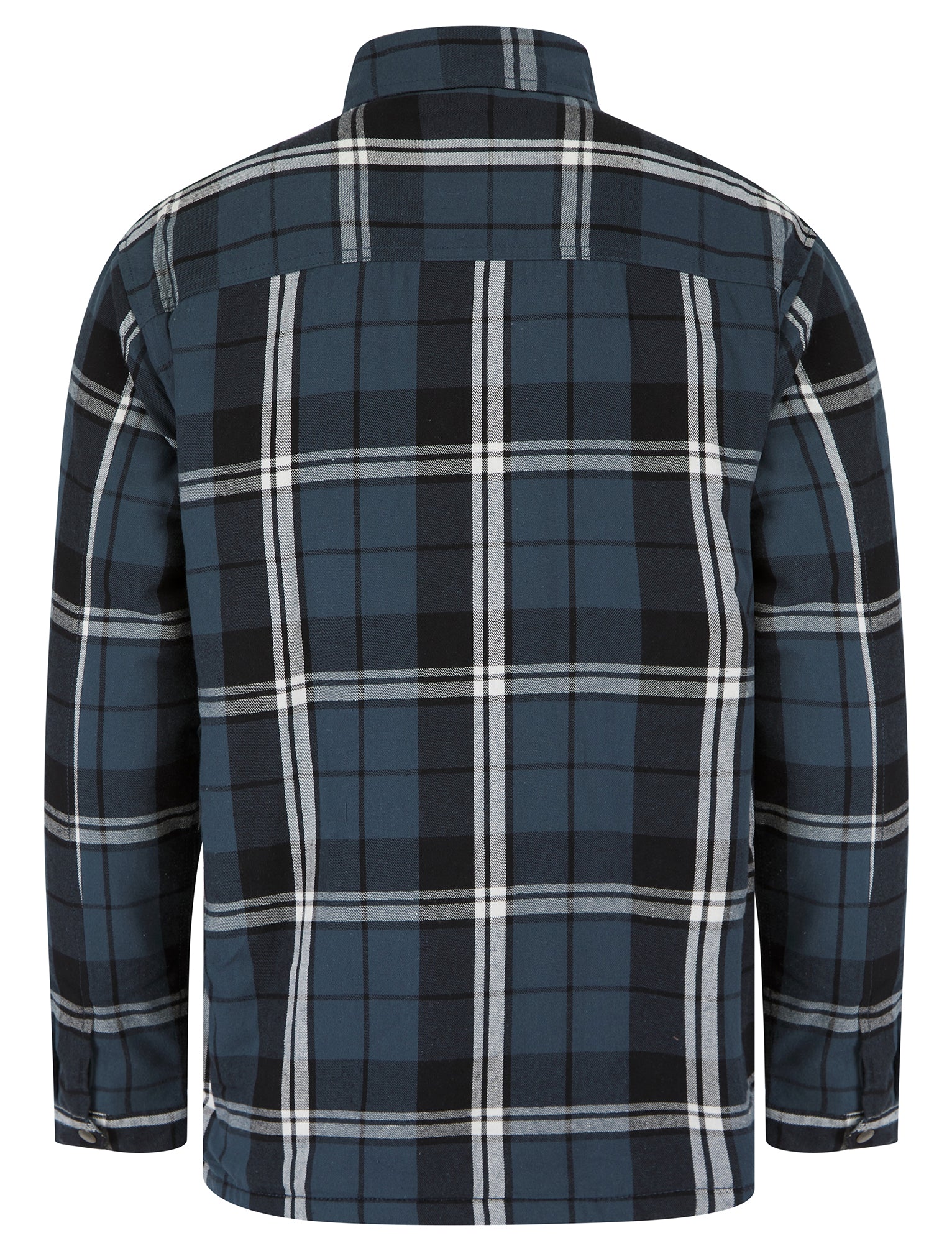 Cantwell Sherpa Fleece Lined Checked Flannel Cotton Overshirt