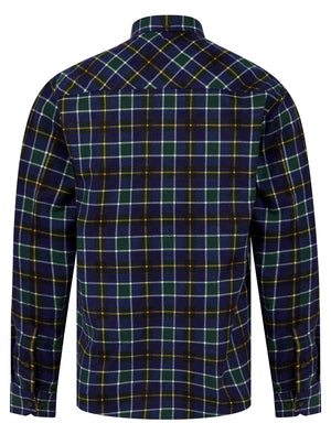 Oscarville Checked Cotton Flannel Shirt in Pine Grove - Tokyo Laundry