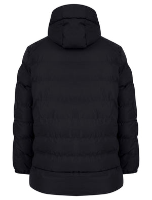 Yorkshire 2 Quilted Puffer Coat with Hood in Jet Black - Tokyo Laundry