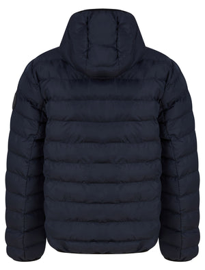 Tamary Quilted Puffer Jacket with Hood in Sky Captain Navy - Tokyo Laundry